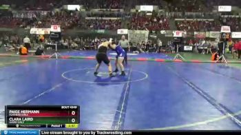 Cons. Round 2 - Paige Hermann, Flathead Girls vs Clara Laird, Havre Girls