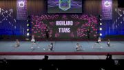 Highland Titans [2022 Mitey Mite Show Cheer 1] 2022 Pop Warner National Cheer & Dance Championship