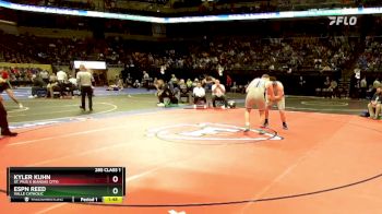 285 Class 1 lbs Quarterfinal - Kyler Kuhn, St. Pius X (Kansas City) vs Espn Reed, Valle Catholic