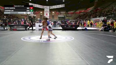 Quarters - Keith Garcia, Red Wave Wrestling vs Casper Lin, California Grapplers