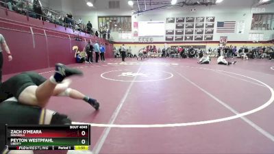 190 lbs Quarterfinal - Peyton Westpfahl, LIBERTY vs Zach O`Meara, INDIANOLA