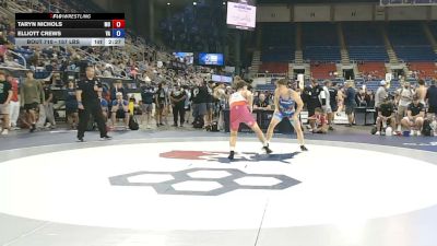 157 lbs Champ. Rd Of 64 - Taryn Nichols, Missouri vs Elliott Crews, Virginia