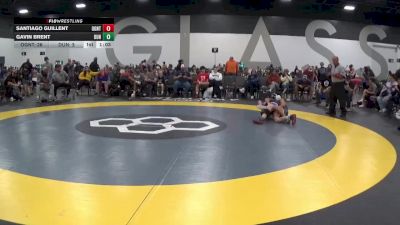 100 lbs Round 4 (6 Team) - Santiago Guillent, Ohio Gold vs Gavin Brent, Dundee Wrestling