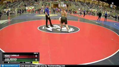 160+ Round 1 - Noah Carrillo, Glencoe vs Judd Brown, Newberg Mat Club