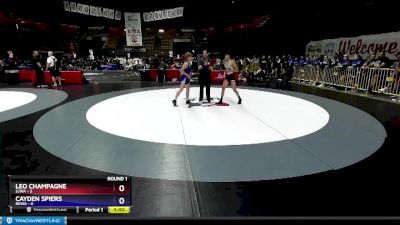 106 lbs Round 1 (16 Team) - Leo Champagne, SJWA vs Cayden Spiers, REWA