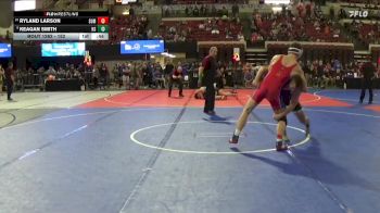 152 lbs Cons. Round 2 - Ryland Larson, Un-attached vs Keagan Smith, HUGHESVILLE SPARTANS