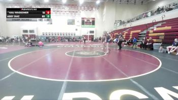 130 lbs Champ. Round 2 - Kali Waggoner, TriValley vs Abby Diaz, Middleton