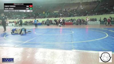 76 lbs Consi Of 16 #2 - Cinch Turner, Bristow vs Alex Jones, Coweta