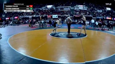 AA - 138 lbs Cons. Round 3 - Darren Fuller, Missoula Sentinel vs Jayden Simmons, Helena Capital