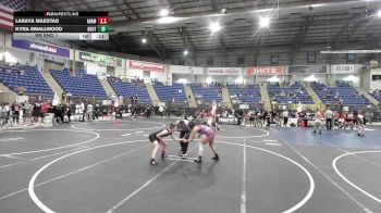 109 lbs Quarterfinal - Emma Faczak, No Team vs Alayna Gomez, Gi Girls Wrsetling