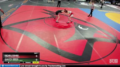 Cons. Round 1 - Dakota Gress, High Plains Community Girls vs Micheli Fisher, Norfolk Catholic Girls