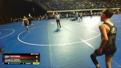 92 lbs Champ. Round 1 - Josh Tegtmeier, Iowa vs Charley Eaton, Iowa City Wrestling Club