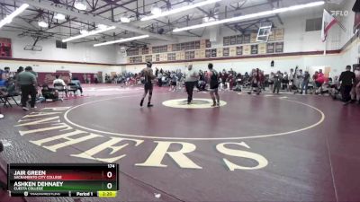 174 lbs Quarterfinal - Ashken Dehnaey, Cuesta College vs Jair Green, Sacramento City College