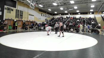 285 lbs Quarterfinal - Andrew Falla, Greenwich vs Nuh Ajdinoski, Danbury