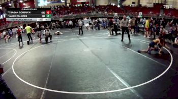 85 lbs 1st Place Match - Jayce Folkers, IronHawk Wrestling Academy vs Teagan Gorsuch, Gering Wrestling Club