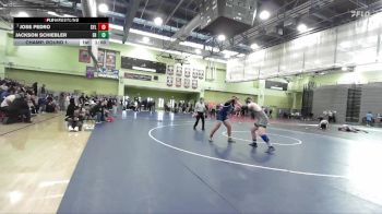 215 lbs Champ. Round 1 - Jose Pedro, SYLMAR vs Jackson Schiebler, EAGLE ROCK