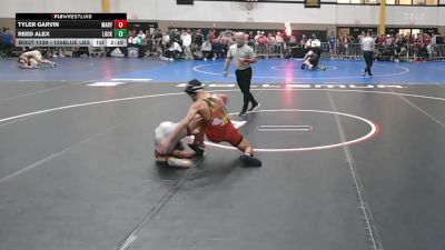 125Blue lbs Rr Rnd 3 - Tyler Garvin, Maryland vs Reed Alex, Lock Haven