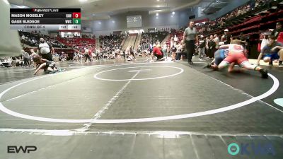 160 lbs Consi Of 4 - Mason Moseley, Raw Wrestling Club vs Gage Bledsoe, Woodland Wrestling Club