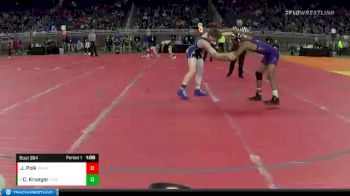 D2-152 lbs Semifinal - Connor Krueger, Adrian vs Julius Polk, Pontiac