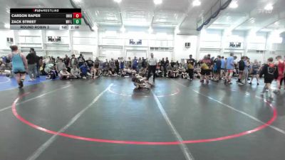 102 lbs Round Robin 3 - Carson Raper, Ohio Gold-MS vs Zack Street, WV Lunatics-MS