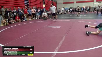 85 lbs Cons. Round 3 - Brentley Mabe, Techfall Wrestling Club vs Greyson Gilbert, Fort Payne Youth Wrestling