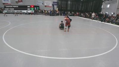 126 lbs Champ. Rd Of 32 - Easton Pierce, Mustang Wrestling Club vs Coby Fiser, Moen Wrestling Academy