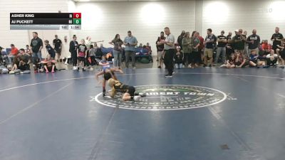 60 lbs Semifinal - Asher King, IA vs Aj Puckett, MI