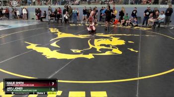 127 lbs Semifinal - Hailie Smith, Anchor Kings Wrestling Club vs Jayli Jones, Arctic Warriors Wrestling Club