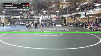 175 lbs Champ. Round 1 - Carson Beavers, Belleville-Republic County HS vs Cass Smith, WaKeeney Trego Community HS
