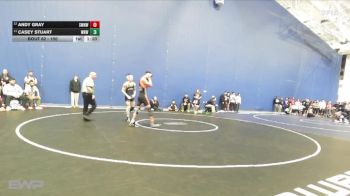 150 lbs Champ. Round 1 - Casey Stuart, Wichita Northwest vs Andy Gray, Shawnee Mission Northwest