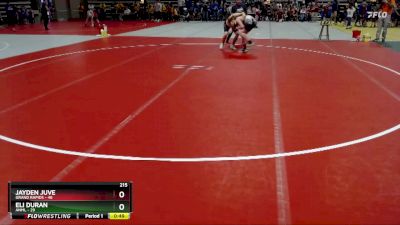215 lbs Semis & 1st Wrestleback (8 Team) - Jayden Juve, Grand Rapids vs Eli Duran, ANML