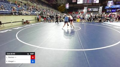 235 lbs Cons 32 #2 - Lily Decker, PA vs Caroline Biegel, NJ