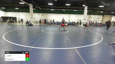 90 lbs Consi Of 4 - Luke Loren, CA vs Brody Compau, MI