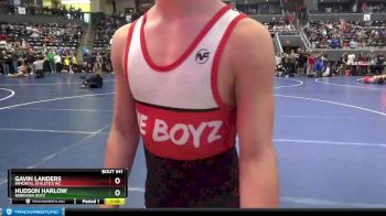 100 lbs Quarterfinal - Gavin Landers, Immortal Athletics WC vs Hudson Harlow, Nebraska Boyz