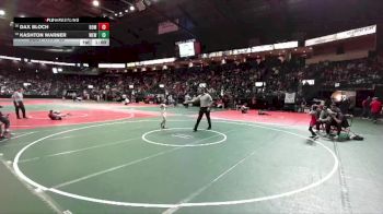 65 lbs Cons. Round 4 - Kashton Warner, WEWA vs Dax Bloch, BOM2