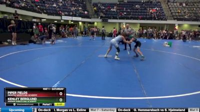 90 lbs Round 3 - Piper Fields, PACK732 Wrestling Academy vs Kenley Berglund, Askren Wrestling Academy