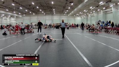 60 lbs Semifinal - Graham Dyson, Mat Assassins vs Hunter Vermeulen, Grit Mat Club