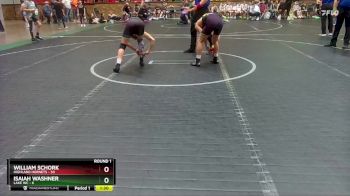 105 lbs Round 1 (4 Team) - William Schork, Highland Hornets vs Isaiah Washner, Lake WC