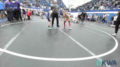 67 lbs Round Of 16 - Brecham Nelson, Team Tulsa Wrestling Club vs Jonah Farley, Team Guthrie Wrestling