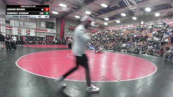 130 lbs Cons. Round 5 - Kimberly Guzman, Centennial vs Lenore Brown, Mission Viejo