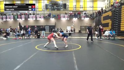 135 lbs Quarters - Breanne Grap, Iowa vs Mia Luck, Moyer Elite Wrestling
