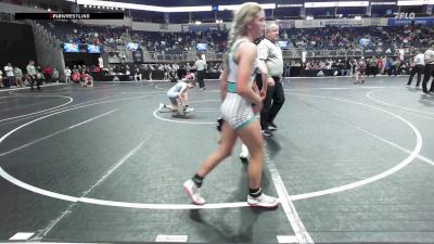97.6-107.2 lbs Quarterfinal - Hannah Herrera, Terminator Wrestling Academy vs Madalyn Riedinger, Trailblazers
