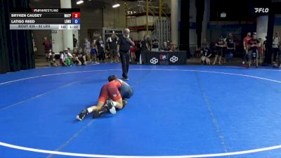 92 lbs Champ. Rd Of 16 - Bryken Causey, MATPAC vs Latigo Reed, Legacy Elite Wrestling Club