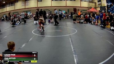 40-44 lbs Cons. Round 1 - Finn Boyles, Smyrna vs Logan Page, Kingsway