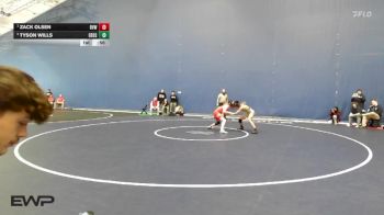 113 lbs Cons. Semi - Zack Olsen, Blue Valley West vs Tyson Wills, Olathe East