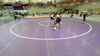 174 lbs Cons. Round 1 - Ben Vazquez, Wisconsin-Whitewater vs Tyren Moore, Eureka