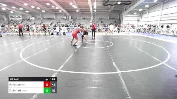 195 lbs Rr Rnd 1 - Kaiden Patton, The Asylum Red vs Connor Jarrett, Buffalo Valley Wrestling Club White