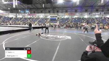 40 lbs Consi Of 8 #2 - Zayden Tapia, Valley Bad Boys vs Iason Rodriguez, Widefield WC