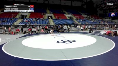 88 lbs Cons. Sub-rd Of 16 - Aaron Lopez, CA vs Crue Hatchell, IL