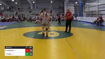 132 lbs Prelims - Ben Williams, Grit Mat Club HS vs Travis Green, Los Luchadores